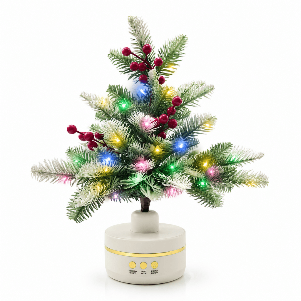 Tabletop Rotating Christmas Tree Light