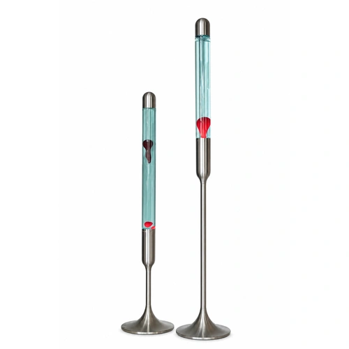 Slim Floor-Standing Motion Lava Lamp (Chrome Base)